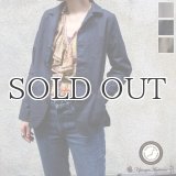 綿麻ムラ糸サージドライビング_Jacket［Lady's］【MADE IN JAPAN】『日本製』【送料無料】/ Upscape Audience