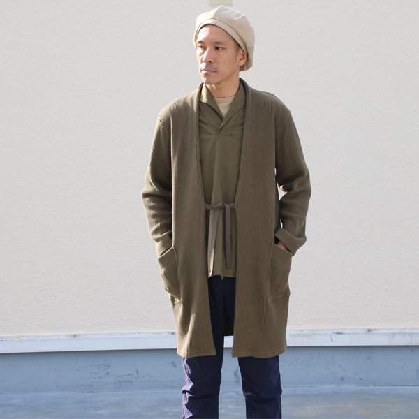 画像11: 【RE PRICE / 価格改定】ビッグワッフルキモノガウンコート【MADE IN JAPAN】『日本製』  / Upscape Audience