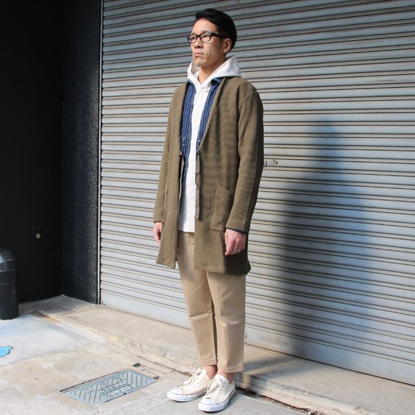 画像15: 【RE PRICE / 価格改定】ビッグワッフルキモノガウンコート【MADE IN JAPAN】『日本製』  / Upscape Audience