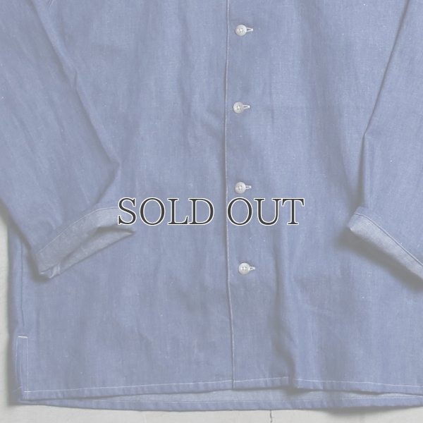 画像23: 麻混デニムマオカラー９分袖 ライト_Jacket【MADE IN JAPAN】『日本製』/ Upscape Audience