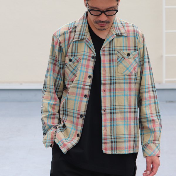 画像8: 【RE PRICE / 価格改定】70’ｓサーフチェックオープンカラーライト_Jacket【MADE IN JAPAN】『日本製』/ Upscape Audience