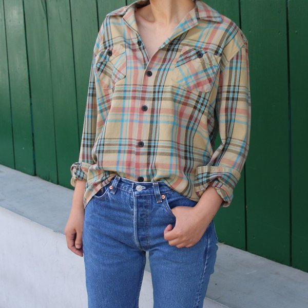 画像5: 【RE PRICE / 価格改定】70’ｓサーフチェックオープンカラーライト_Jacket【MADE IN JAPAN】『日本製』/ Upscape Audience