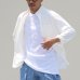 画像8: コットンギャバジンスタンドスモールカラー9分袖 シャツジャケット【MADE IN JAPAN】『日本製』/ Upscape Audience