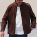 画像3: コットンギャバジンスタンドスモールカラー9分袖 シャツジャケット【MADE IN JAPAN】『日本製』/ Upscape Audience