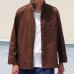 画像4: コットンギャバジンスタンドスモールカラー9分袖 シャツジャケット【MADE IN JAPAN】『日本製』/ Upscape Audience