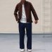 画像7: コットンギャバジンスタンドスモールカラー9分袖 シャツジャケット【MADE IN JAPAN】『日本製』/ Upscape Audience