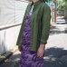画像2: コットンギャバジンスタンドスモールカラー９分袖 ライト_Jacket【MADE IN JAPAN】『日本製』/ Upscape Audience (2)