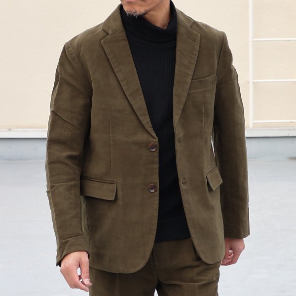 画像2: 【RE PRICE / 価格改定】イタリアBESTEモールスキン 2Bテーラードジャケット / Audience