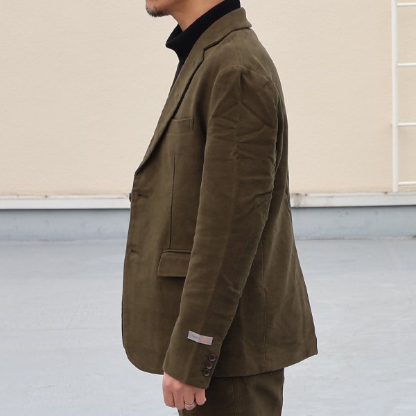 画像4: 【RE PRICE / 価格改定】イタリアBESTEモールスキン 2Bテーラードジャケット / Audience