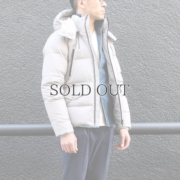 画像14: 4WAYストレッチナイロン 脱着フードダウンジャケット/ Audience