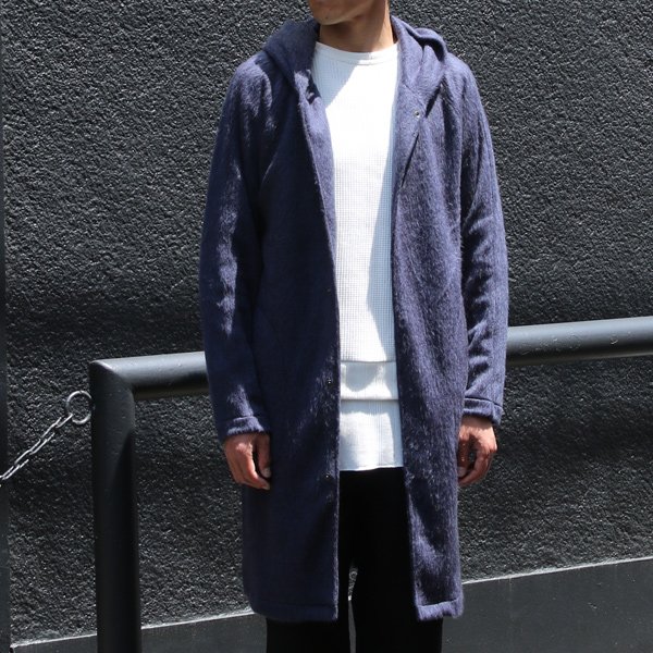 画像14: 【RE PRICE / 価格改定】パイルシャギー フードスナップロングコート【MADE IN JAPAN】『日本製』/ Upscape Audience