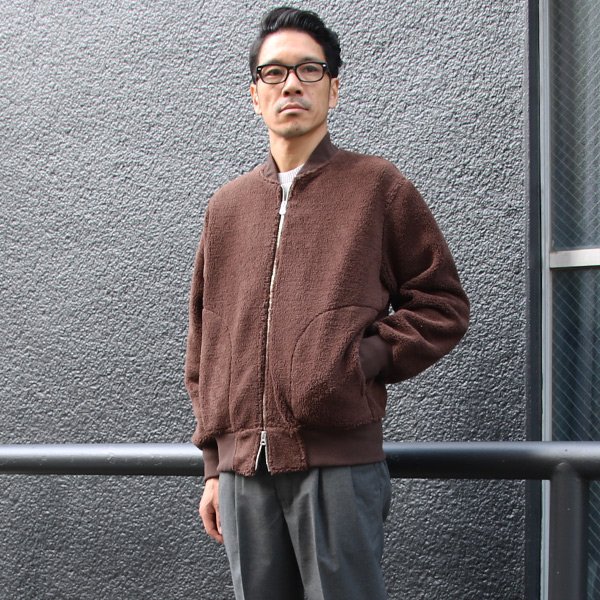 画像6: ソフトタッチ ボアフリース MA-1 ブルゾン【MADE IN JAPAN】『日本製』/ Upscape Audience