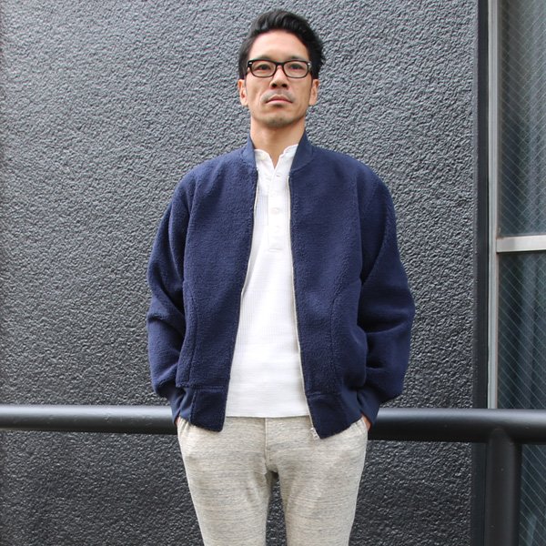 画像8: ソフトタッチ ボアフリース MA-1 ブルゾン【MADE IN JAPAN】『日本製』/ Upscape Audience