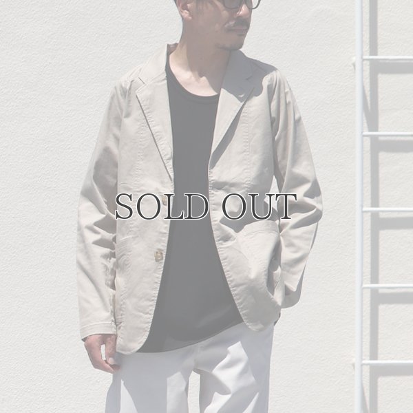 画像13: コットンリネンストレッチ2Bクラークジャケット『日本製』/ Upscape Audience