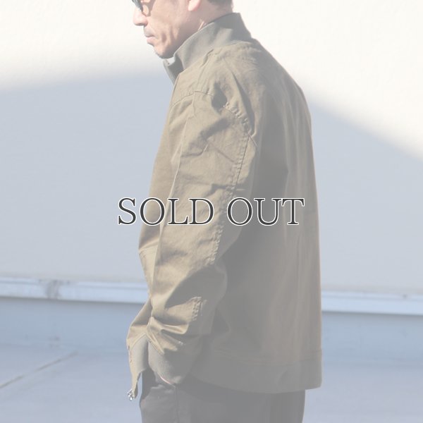 画像5: コットンリネンストレッチ メンバーズオンリーZIPブルゾン『日本製』  / Upscape Audience