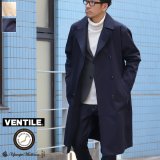 VENTILE®（ベンタイル）40/2耐水撥水ギャバ ロングトレンチコート『日本製』【送料無料】  / Upscape Audience