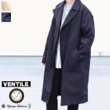 VENTILE®（ベンタイル）40/2耐水撥水ギャバ ロングトレンチコート［Lady's］『日本製』【送料無料】  / Upscape Audience