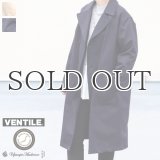 VENTILE®（ベンタイル）40/2耐水撥水ギャバ ロングトレンチコート［Lady's］『日本製』【送料無料】  / Upscape Audience