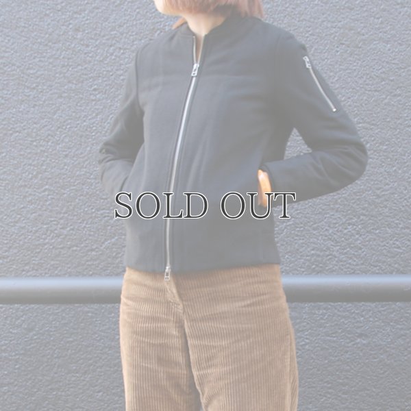 画像3: 610ｇウールメルトン裏ダイヤキルトMA-1ジャケット【レディース】【送料無料】 / Audience