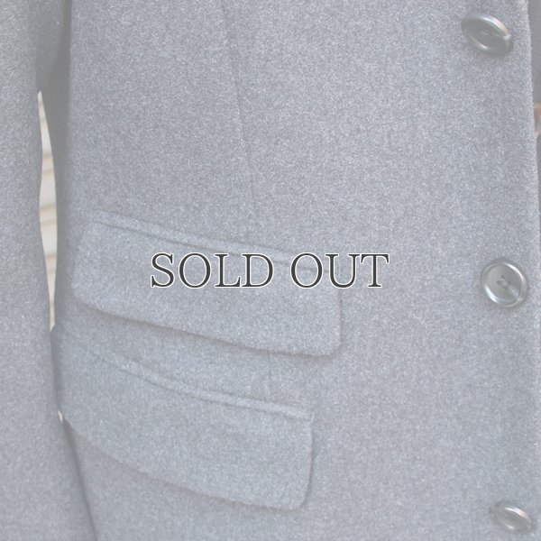 画像15: 610gウールメルトン比翼仕立3Bチェスターコート 【送料無料】 / Audience