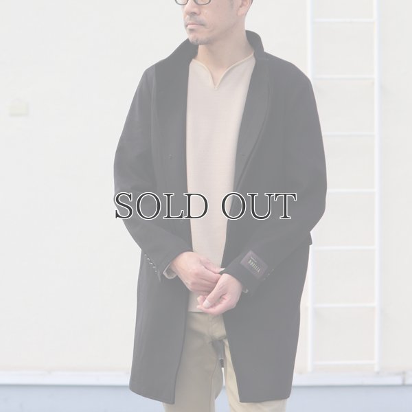 画像3: 550gイタリアNOBILIAビーバー比翼仕立てスタンドカラーコート / Audience