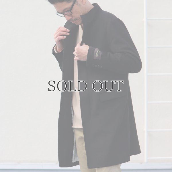 画像5: 550gイタリアNOBILIAビーバー比翼仕立てスタンドカラーコート / Audience