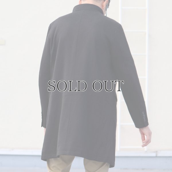 画像7: 550gイタリアNOBILIAビーバー比翼仕立てスタンドカラーコート / Audience