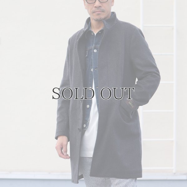 画像3: 550gイタリアNOBILIAビーバー比翼仕立てスタンドカラーコート / Audience