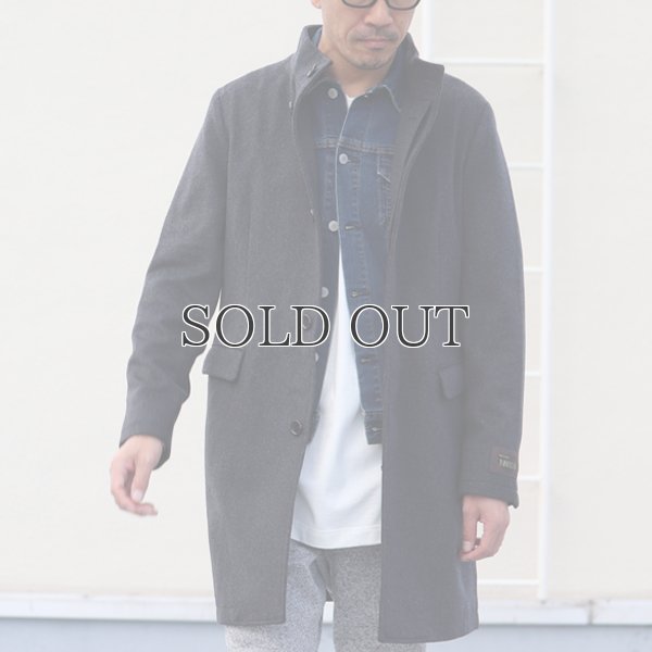 画像7: 550gイタリアNOBILIAビーバー比翼仕立てスタンドカラーコート / Audience