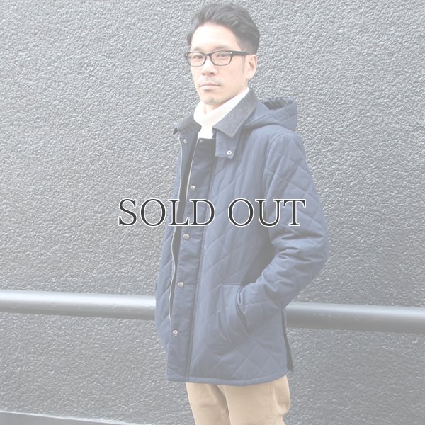 画像5: キルティング脱着フード付ステンカラージャケット 【送料無料】/ Audience