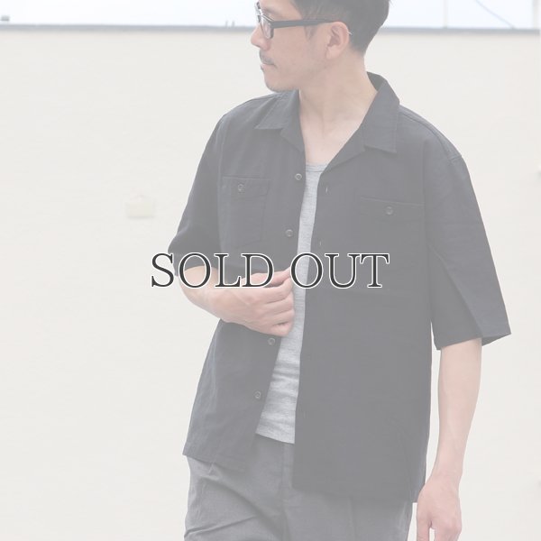 画像3: ソフトリネンコットンキャンバスオープンカラー5/Sシャツジャケット【MADE IN JAPAN】『日本製』/ Upscape Audience