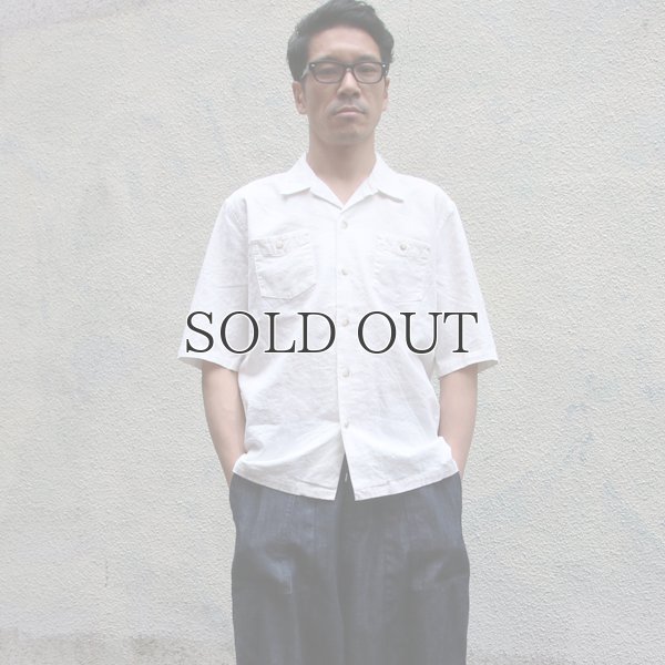 画像9: ソフトリネンコットンキャンバスオープンカラー5/Sシャツジャケット【MADE IN JAPAN】『日本製』/ Upscape Audience