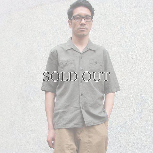 画像10: ソフトリネンコットンキャンバスオープンカラー5/Sシャツジャケット【MADE IN JAPAN】『日本製』/ Upscape Audience