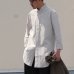 画像7: French Linen（フレンチリネン）綿麻交織ダンガリー ローマシャツコート【MADE IN JAPAN】『日本製』/ Upscape Audience