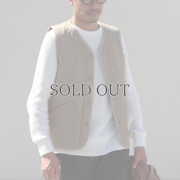 画像12: Teflon（テフロン）耐水撥水コットンタッチナイロン ウェーブキルト V/N ベスト【MADE IN JAPAN】『日本製』/ Upscape Audience