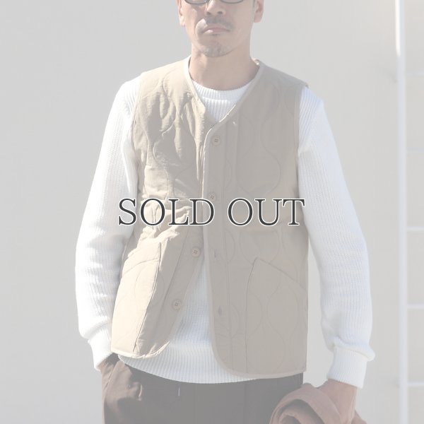 画像3: Teflon（テフロン）耐水撥水コットンタッチナイロン ウェーブキルト V/N ベスト【MADE IN JAPAN】『日本製』/ Upscape Audience