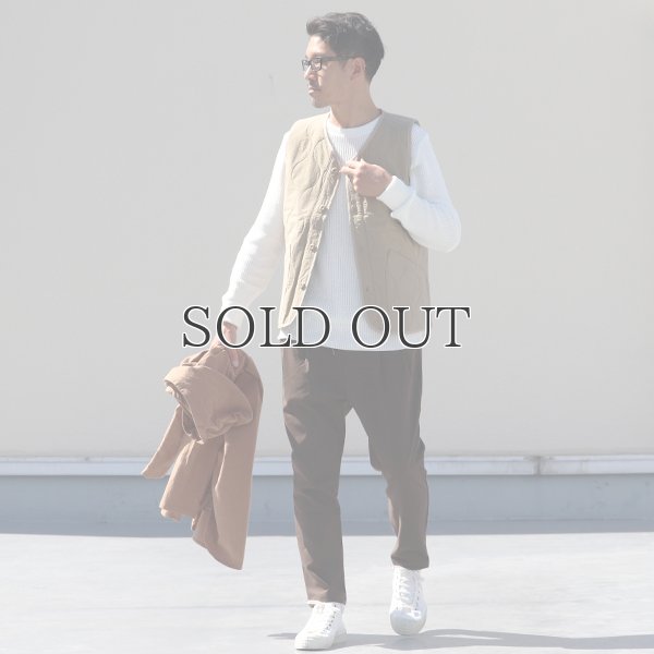 画像8: Teflon（テフロン）耐水撥水コットンタッチナイロン ウェーブキルト V/N ベスト【MADE IN JAPAN】『日本製』/ Upscape Audience