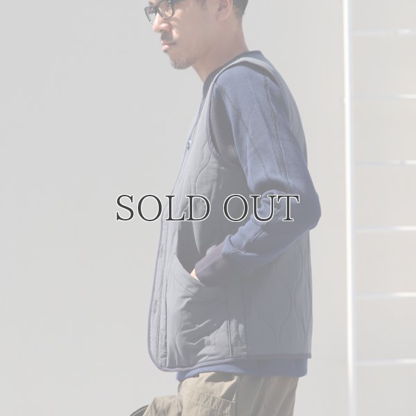 画像8: Teflon（テフロン）耐水撥水コットンタッチナイロン ウェーブキルト V/N ベスト【MADE IN JAPAN】『日本製』/ Upscape Audience