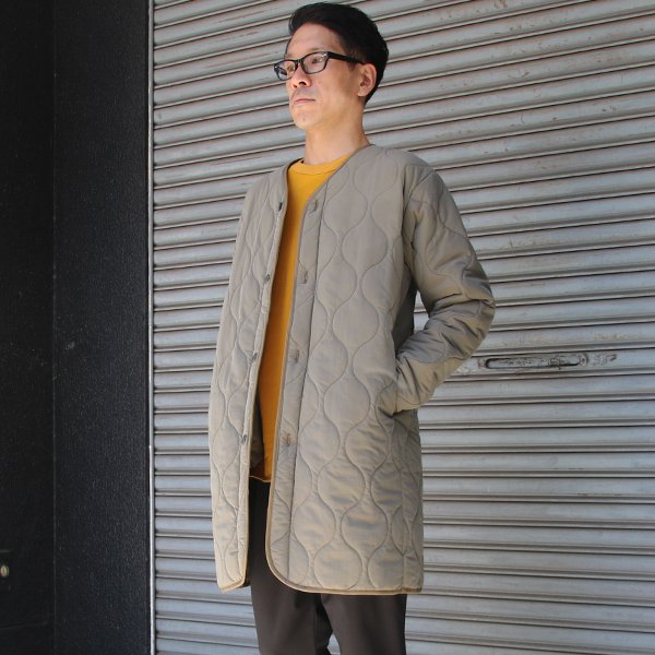 画像4: Teflon（テフロン）耐水撥水コットンタッチナイロン ウェーブキルト US ARMY コート【MADE IN JAPAN】『日本製』【送料無料】/ Upscape Audience