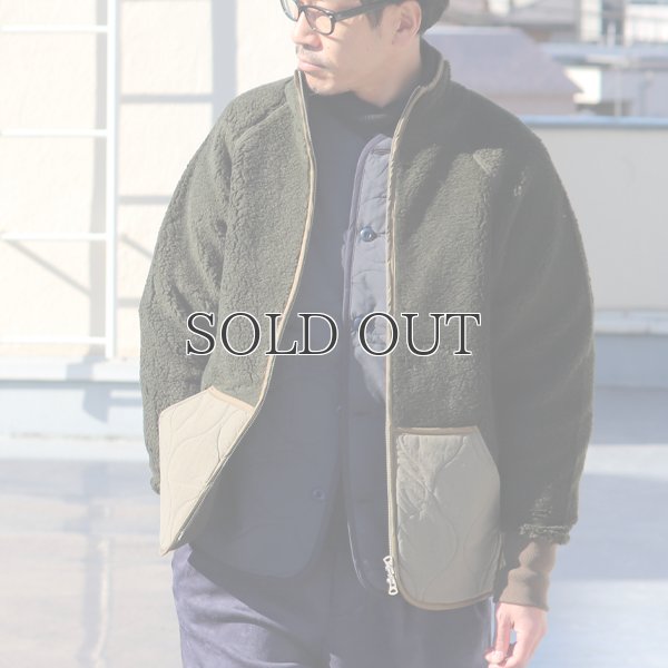 画像7: 【Lanificio Becagli（ベッカリー）】トスカーナボア NL ARMY スタンドブルゾン【MADE IN JAPAN】『日本製』/ Upscape Audience