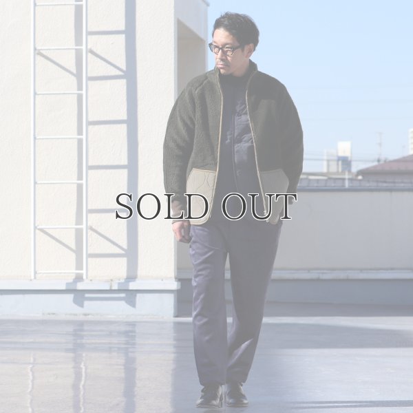 画像8: 【Lanificio Becagli（ベッカリー）】トスカーナボア NL ARMY スタンドブルゾン【MADE IN JAPAN】『日本製』/ Upscape Audience