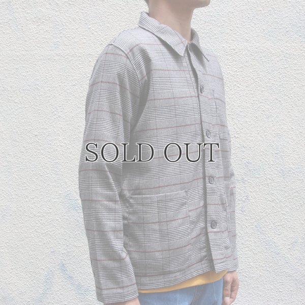 画像15: ギャバジンストレッチ チェック柄 カバーオールJKT『日本製』  / Upscape Audience