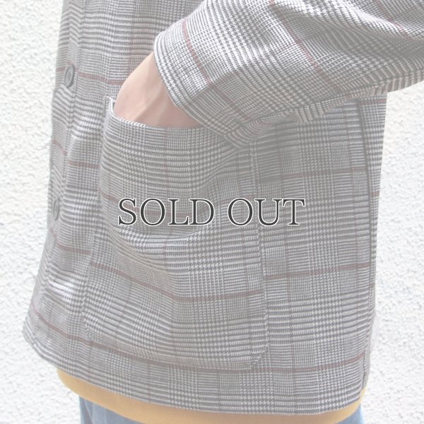 画像18: ギャバジンストレッチ チェック柄 カバーオールJKT『日本製』  / Upscape Audience