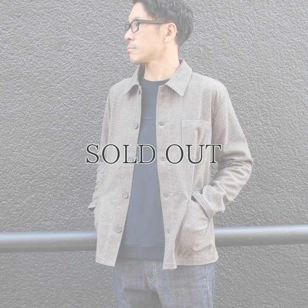 画像6: ギャバジンストレッチ チェック柄 カバーオールJKT『日本製』  / Upscape Audience