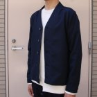 More photos3: ギャバジンストレッチモックVネックカーデJacket【MADE IN JAPAN】『日本製』/ Upscape Audience