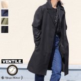 VENTILE®（ベンタイル）40/2耐水撥水ギャバ UK ARMYコート［Lady's］『日本製』【送料無料】  / Upscape Audience