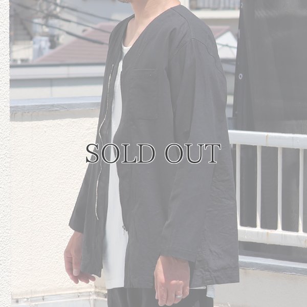 画像5: ソフトリネンキャンバス ARMY ZIP 9分袖 ジャケット『日本製』/ Upscape Audience