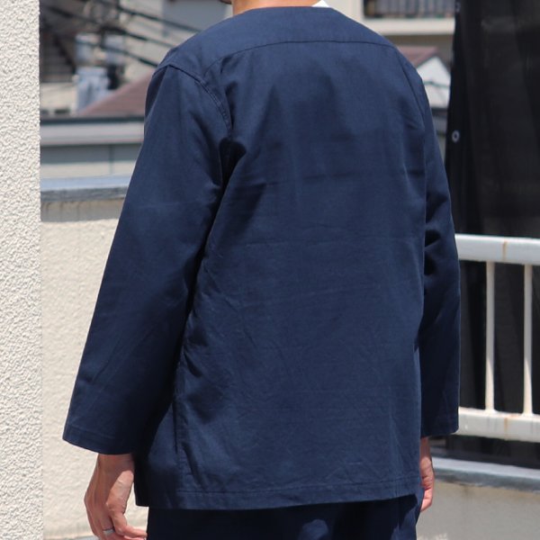 画像6: 【RE PRICE / 価格改定】ソフトリネンキャンバス ARMY ZIP 9分袖 ジャケット『日本製』/ Upscape Audience