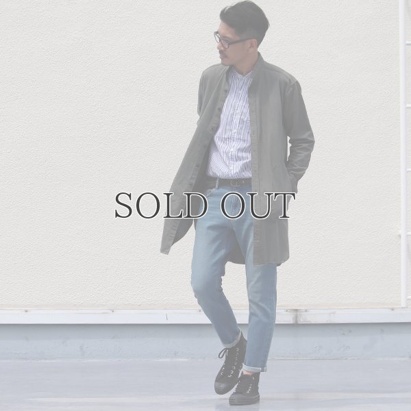 画像12: グリストーンW アーミーコード ポケ付 ローマシャツコート【MADE IN JAPAN】『日本製』/ Upscape Audience