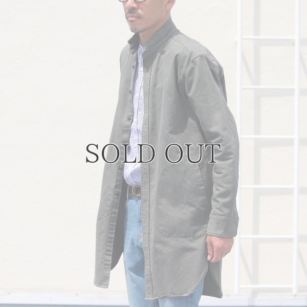 画像8: グリストーンW アーミーコード ポケ付 ローマシャツコート【MADE IN JAPAN】『日本製』/ Upscape Audience